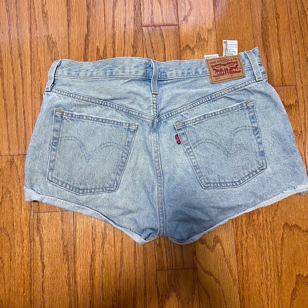 Levi’s 501 Original Cutoff Denim Short Blue